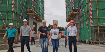 千亿体育(中国区)集团官方网站检查樾江峰荟、亿澜峰荟项目过程管理成本控制情况