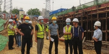 兴城千亿体育(中国区)集团官方网站到九林语二期项目 开展防洪防汛专项检查