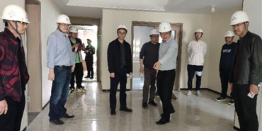 千亿体育(中国区)集团官方网站党委副书记、总经理胡红根调研蜀津峰荟人才公寓及天府农博园酒店项目